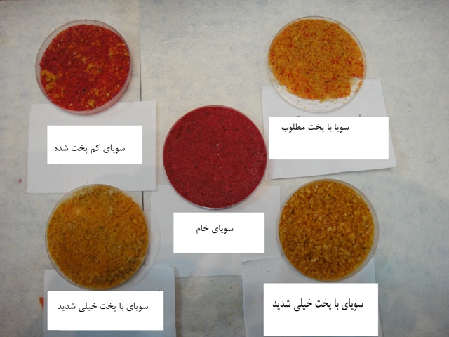 کیت کیفیت پخت سویا با نام تجاری  SOY-TEST (soy-ckek ایرانی): Iranian soy check with trademarke name of SOY-TEST